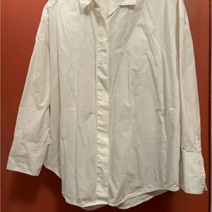 Everlane Women’s White Casual Button Down Shirt